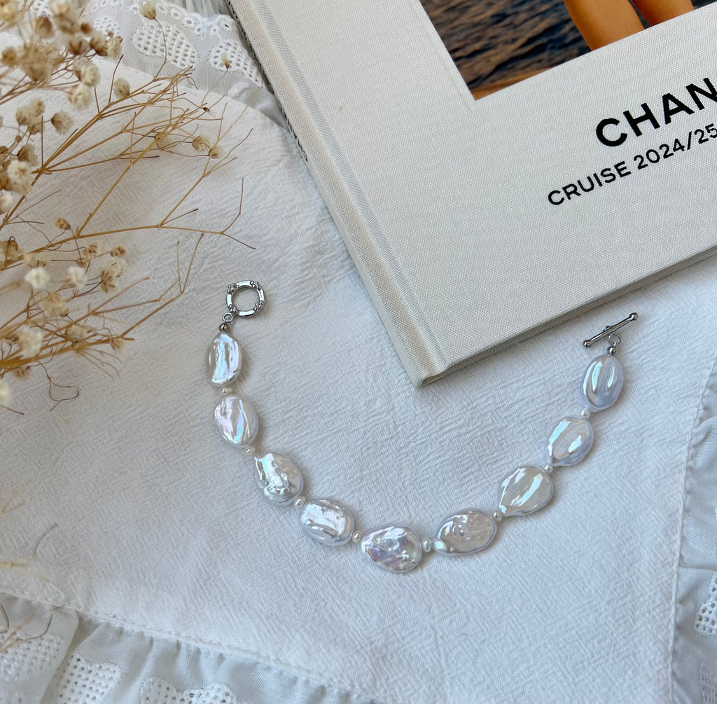 Baroque Pearl Bracelet | 12–13mm Large Pearls