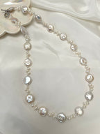 Freshwater Coin Pearl Necklace