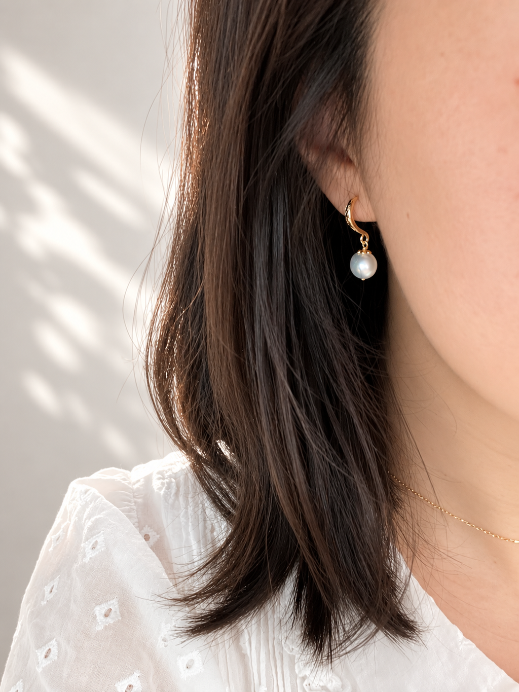 Vintage Freshwater Baroque Pearl Earrings