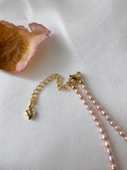 Dainty Light Pink Freshwater Pearl Necklace