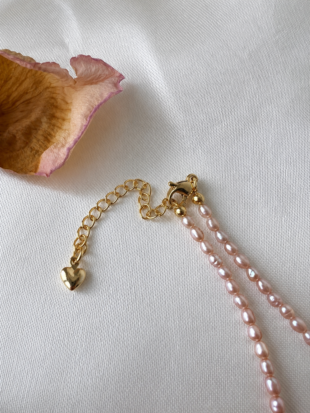 Dainty Light Pink Freshwater Pearl Necklace