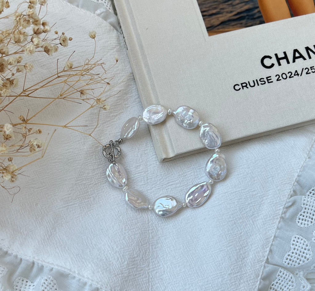 Baroque Pearl Bracelet | 12–13mm Large Pearls