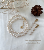 Tiny Baroque Freshwater Pearl Necklace | Approx. 4mm Irregular Pearls