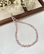 Petite Lavender Pearl Necklace | 4–5mm Freshwater Pearls