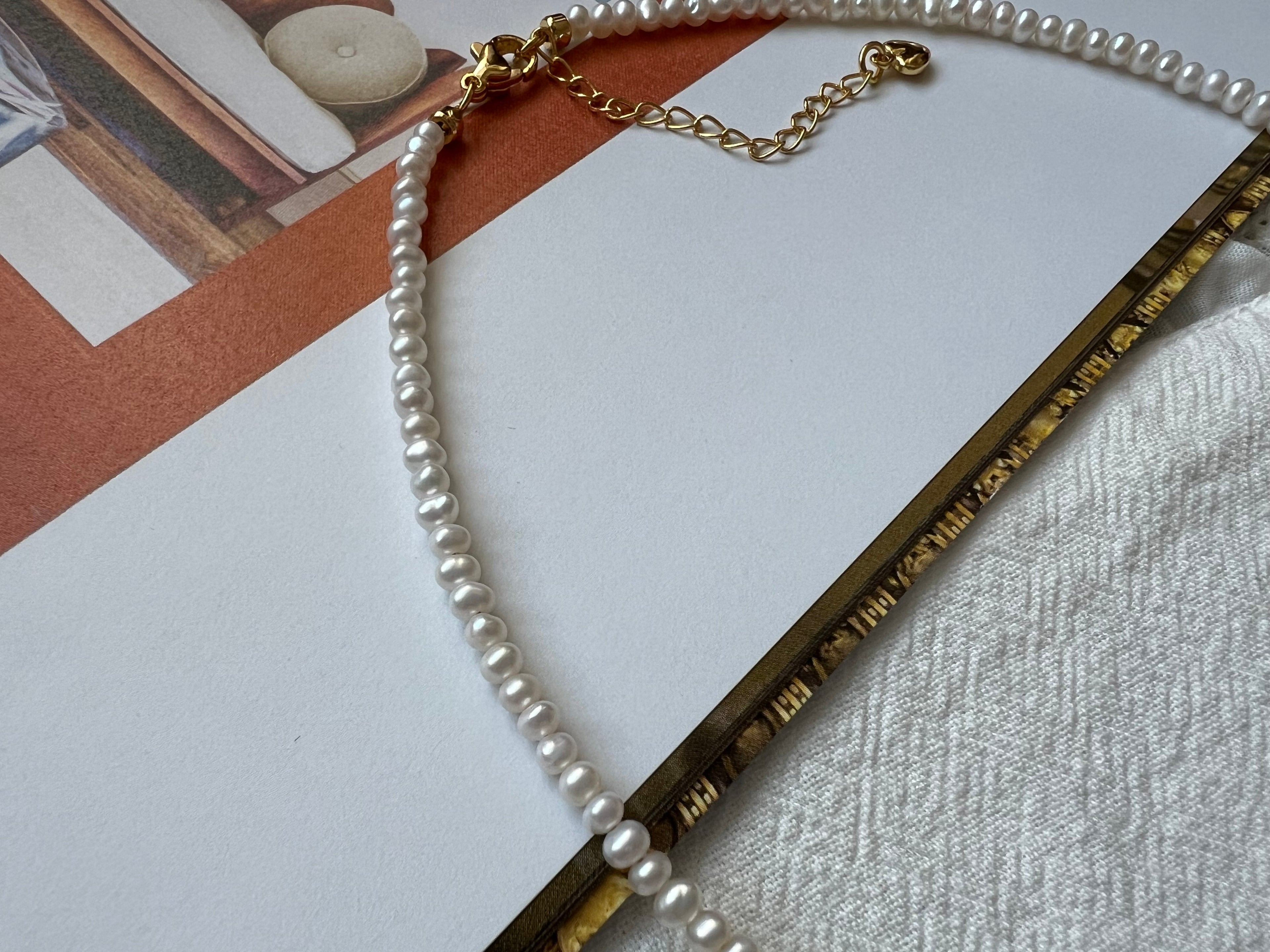 Classic White Pearl Necklace