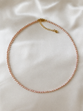 Dainty Light Pink Freshwater Pearl Necklace