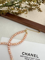 Blush Pink Pearl Necklace | Potato Freshwater Pearls
