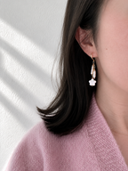 Baroque Pearl Dangle Earrings