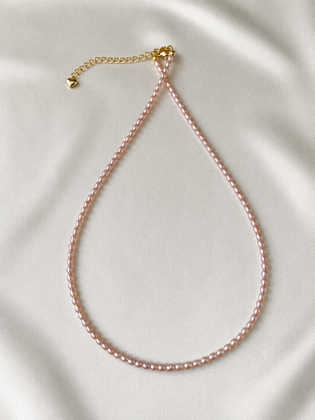 Dainty Light Pink Freshwater Pearl Necklace