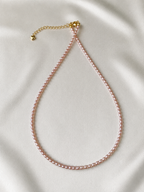 Dainty Light Pink Freshwater Pearl Necklace
