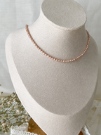 Dainty Light Pink Freshwater Pearl Necklace