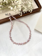 Petite Lavender Pearl Necklace | 4–5mm Freshwater Pearls