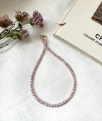 Lavender Freshwater Potato Pearl Necklace
